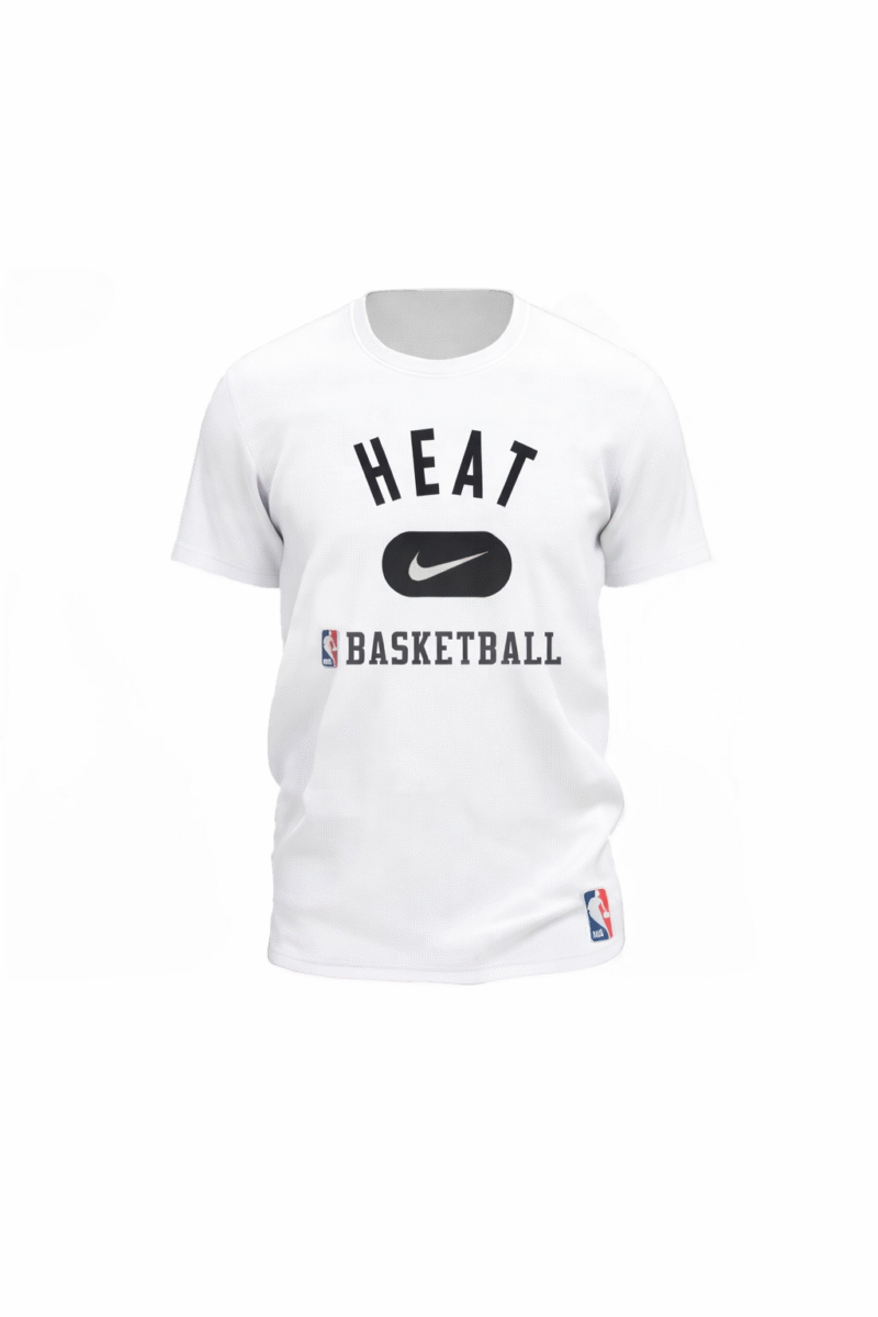 camiseta blanca heat Camiseta estampada Miami Heat